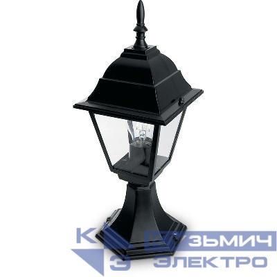 Светильник 4104/PL4104 60Вт E27 230В садово-парковый на постамент черн. FERON 11020