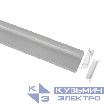 Комплект с врезным анодированным профилем 6814 68х14мм 2м Эра Б0062863