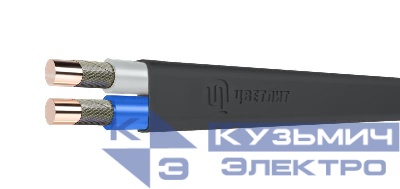 Кабель ВВГ-Пнг(А)-FRLSLTx 2х1.5 ОК (N) 0.66кВ (м) Цветлит 00-00140494