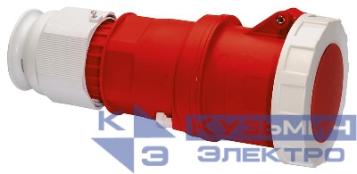 Розетка кабельная 125А 5п 3P+N+PE 6ч 400В IP67 Bals 3199