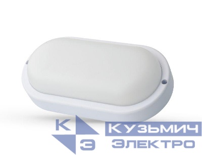 Светильник светодиодный ЖКХ 18Вт 4000К IP65 220В влагозащ. овал LBF-0418 C01 Ultraflash 15347
