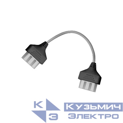 Коннектор гибкий FC для светильников ДБО-ALFA черн. NEOX 4690612060101