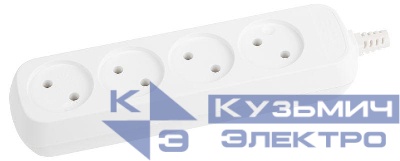 Колодка удлинителя 4-м без заземл. KX-4 Эра Б0028332