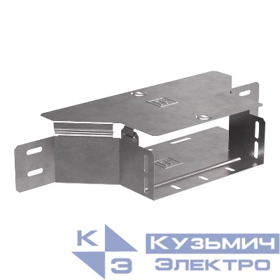 Ответвитель для лотка горизонтальный 200х80 с крышкой стандарт Промрукав PR16.1180