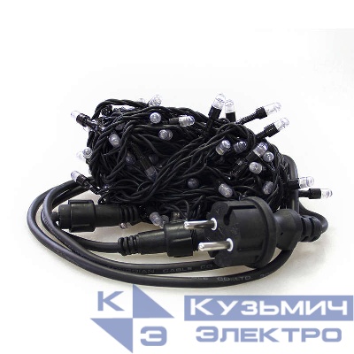 Гирлянда RB-LD100-V-E 100 фиол. светодиодов сетевой провод 150см до 10-ти соединений IP44 10м SHLights 4690601021786