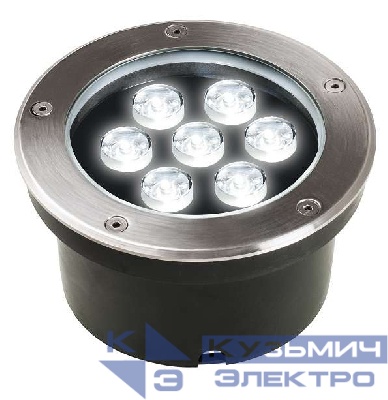 Светильник светодиодный для ландшафтного и архитектурного освещения PGR R130 7Вт 4000К Chrome грунт. IP65 Pro+ JazzWay 5006607A