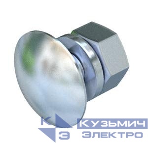 Комплект креп. M8х25 FRS 8х25 F (болт плос/гол.+гайка+шайба) OBO 6406998