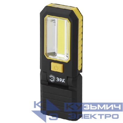 Фонарь RB-704 рабочий серия "Практик" 5Вт COB + 3хLED пласт. 3хAAA крючок; 2 магнита блист. ЭРА Б0029179