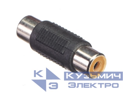 Переходник гнездо RCA-гнездо RCA, NETKO Optima