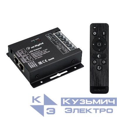 Диммер VT-S18-3х8A 12-24В ПДУ Стик 12 кнопок RF IP20 метал. Arlight 023323