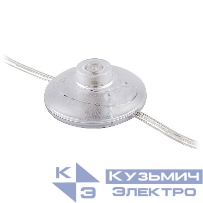 Шнур сетевой (с ножным выключателем) прозрачн. DM106 FERON 29845