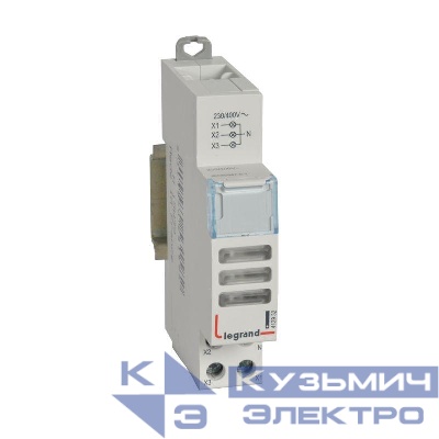 Лампа индикации 1мод. 230/400В CX3 3хLED бел. Leg 412932