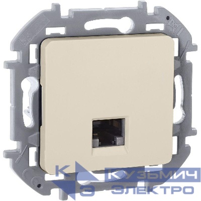 Розетка компьютерная Inspiria RJ45 кат.5E UTP сл. кость IEK 673826
