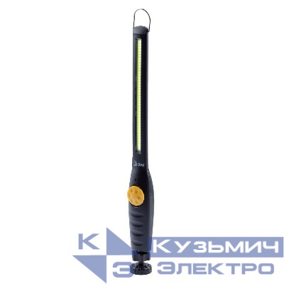 Фонарь аккумуляторный автомобильный Практик AA-701 COB литиевый аккум. 3.2А.ч крюк магнит 40г изгиб корпуса пластик. (кор.) Эра Б0036613