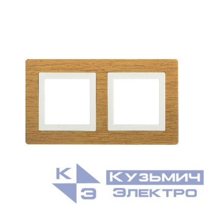 Рамка 2-м 4мод. Avanti натуральн. дерево беленый дуб DKC 4400844