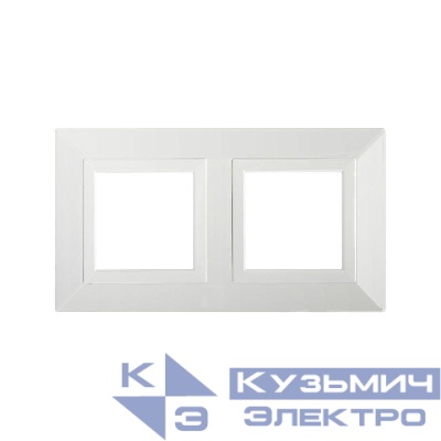 Рамка 2-м 4мод. Avanti метал. бел. DKC 4400854