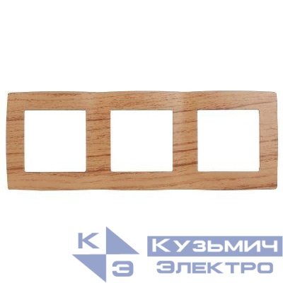 Рамка 3-м 12-5003-09 дуб ЭРА Б0014769