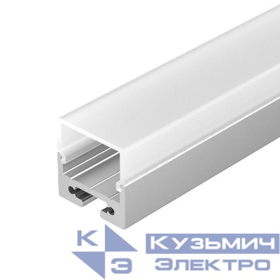 Профиль SL-LINE-2011M-2500 ANOD+OPAL SQUARE L2500 с экраном алюм. Arlight 025870