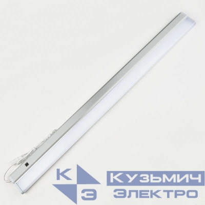 Светильник светодиодный ULI-F41-9.5Вт/4200К/DIM SENSOR IP20 SILVER диммер. 600х53х14мм серебр. Uniel UL-00002884