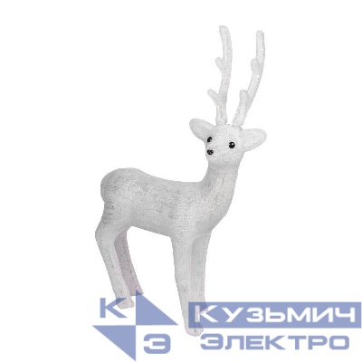 Фигура светодиодная акриловая "Снежный олень" 100см 380LED 6Вт IP65 трансф. в компл. Neon-Night 513-307