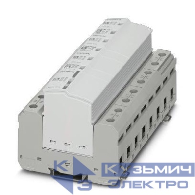 Комбинация разрядников типа 1+2 FLT-SEC-T1+T2-3S-350/25-FM Phoenix Contact 2905470