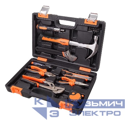 Набор инструмента бытовой в кейсе 23 предмета Вихрь 73/6/7/10
