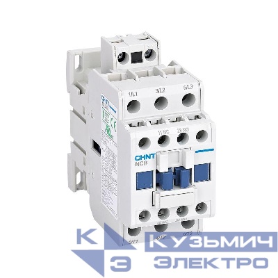 Контактор NC8-25/W 3п 25А кат. 100-250В AC/DC 1НО+1НЗ (R) CHINT 572296