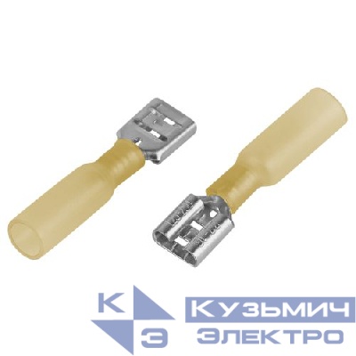 Разъем плоский изолированный термоусаживаемый "мама" РпИм-Т 5.5-6-0.5 (уп.50шт) Эра Б0063403