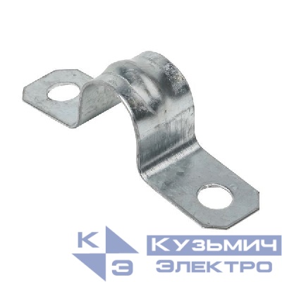 Скоба крепежная двухлапковая d14-15мм метал. EKF sm-2-14-15