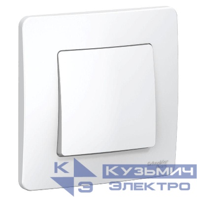 Выключатель 1-кл. СП Blanca 10А IP20 (сх. 1) 250В бел. SE BLNVS010101