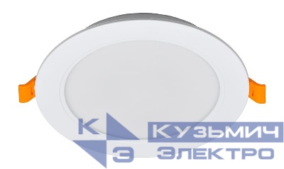 Светильник светодиодный PLED DL7 WH Downlight 10Вт 4000К 120х26мм IP54 ДВО встраив. Pro JazzWay 5042520