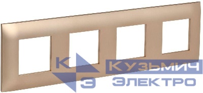 Рамка 4-м SKANDY SK-F04Sa песочн. IEK SK-M42-K98