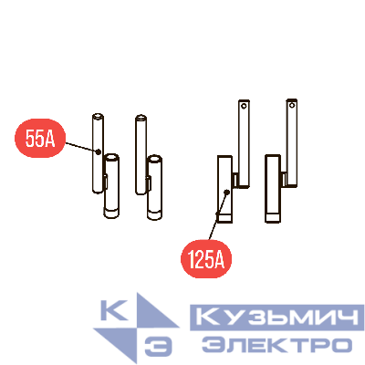 Комплект №7 для Hybest GSR40A (Комплект быстросъемных стволов x2)