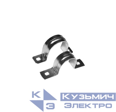 Скоба крепежная двухлапковая d19-20мм метал. оцинк. Ruvinil СМД-20-100