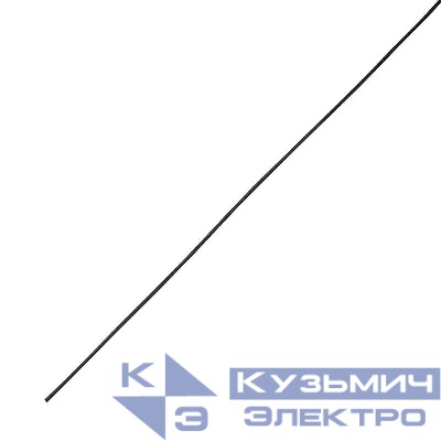 Трубка термоусадочная двустенная клеевая 4.8/1.6 (3:1) черн. 1м Rexant 20-4808