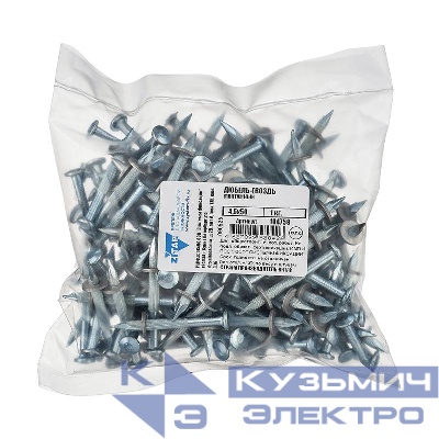 Дюбель-гвоздь монтажный 4.5х50 (уп.1кг) Zitar 104759