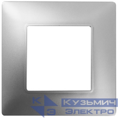 Рамка 1-м 14-5001-03 Elegance алюм. ЭРА Б0034383