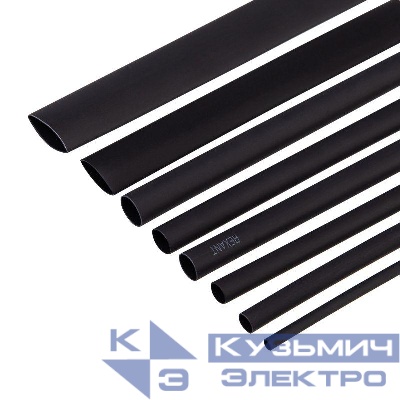 Набор трубок термоусадочных клеевых №7 GLUE (3:1) (уп.7шт по 10см) Rexant 29-0107