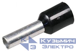 Штыревой втулочный кабельный наконечник E 4009 (НШВИ F=9мм) 4мм2, изолированный, серый, 100шт., NETKO Optima