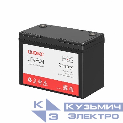 Накопитель энергии LFP EOS Storage 25В/50Ач/1.28кВтч пл.корпус DKC ESS025P050E