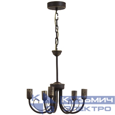 Светильник НСБ 01-5х60-121 "Рустика" 251 кор./зол. Е14 (инд. упак.) Элетех 1005404143