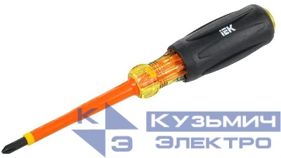 Отвертка диэлектрическая PH2х100 Т3 ARMA2L 5 IEK A2L5-SC30-T3-PH-20-100