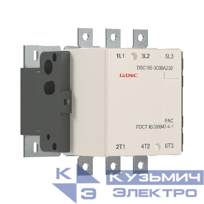 Контактор магнитный DSC185-3C00A230 185А 90кВт (AC3) 220В AC YON DSC185-3C00A230