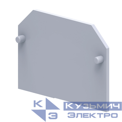 Крышка концевая для клеммы проходной OptiClip EP6/10U сер. КЭАЗ 289806