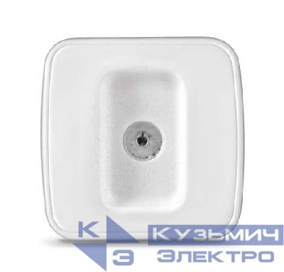 Розетка телевизионная TV 1-м ОП Электра 3А IP20 бел. Союз 0017