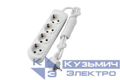 Удлинитель 4х2м с заземл. Letitia LEZARD 721-0402-401