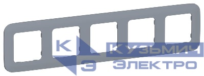 Рамка 5-м СП FLITE РУ-5-А-ФлМ маренго IEK FI-M52-31-20-K35