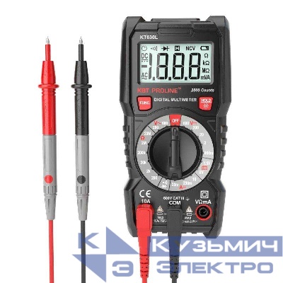 Мультиметр цифровой KT 830L "PROLINE" КВТ 79127