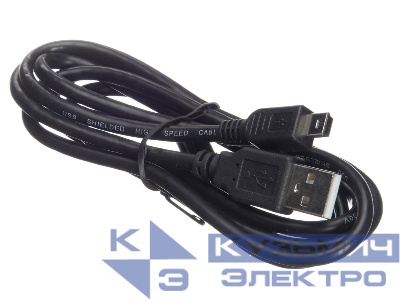 Кабель шт.USB A - шт.mini USB B 2.0 (1,5м), черный, NETKO Optima
