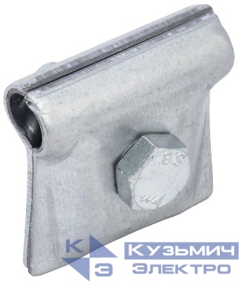 Зажим соединительный круглого проводника 6-12мм оцинк. сталь IEK ZCC80-11-1-16